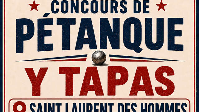 Concours de pétanque y Tapas