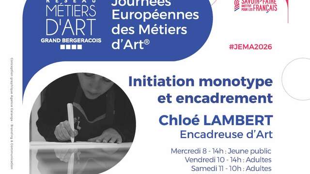 JEMA | Initiation Jeune Public au Monotype et encadrement