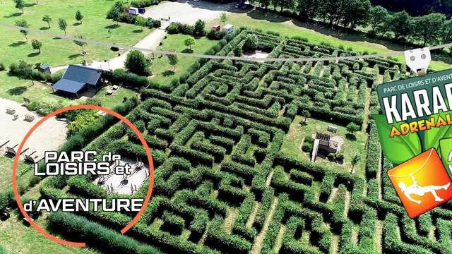 Labyrinthe végétal et Parc de loisirs - Karaez Adrénaline