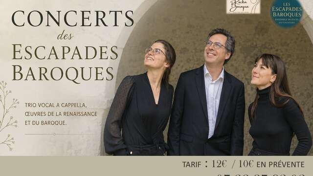 Concert Trio Vocal Baroque