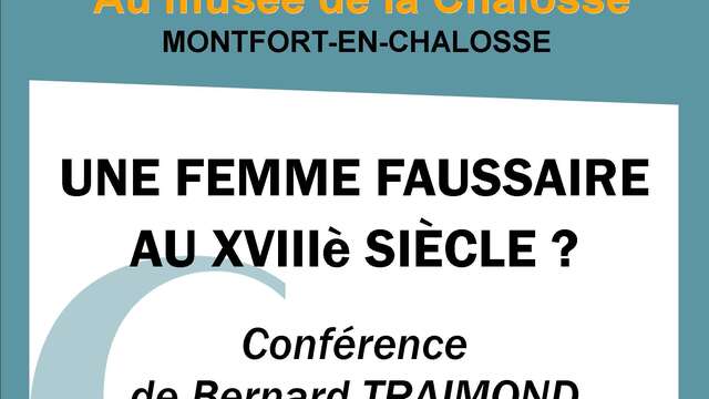 Conférence : une femme faussaire au XVIIIè siècle ?