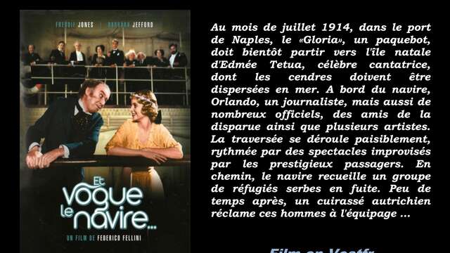 Ciné Club au Max Linder "Et vogue le Navire"