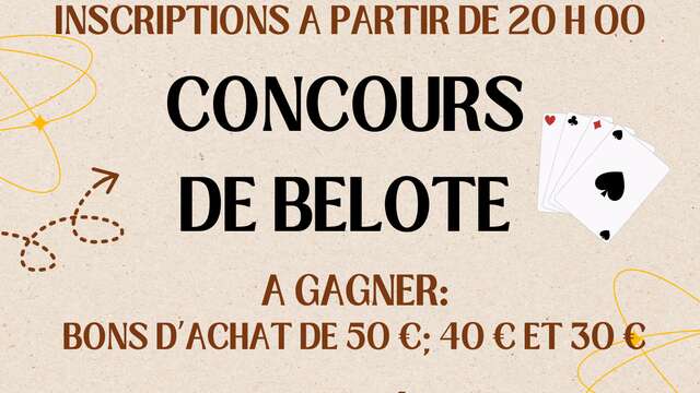 Concours de belote