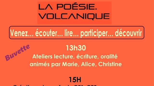 Printemps de poètes - La Poésie valcanique