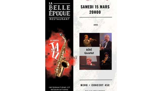 Soirée Jazz avec BÉRÉ QUARTET