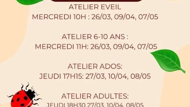 Ateliers Adultes Dessins Peinture de Mirella