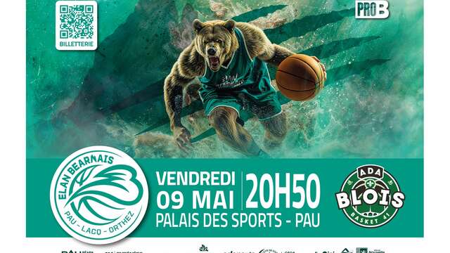 Basket Championnat ProB - Elan Béarnais Pau Lacq Orthez Vs Blois
