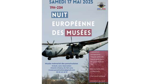 Nuit européenne des musées - Musée des Parachutistes
