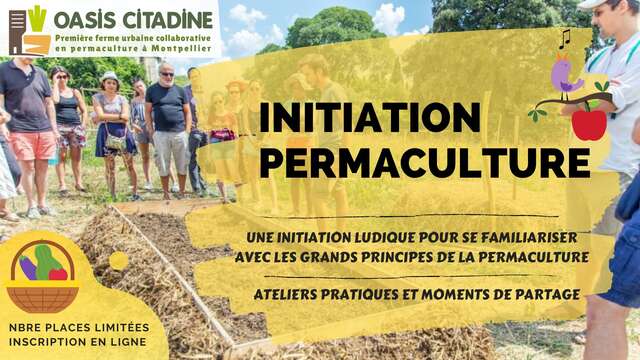 FORMATION INITIATION PERMACULTURE À L'OASIS CITADINE