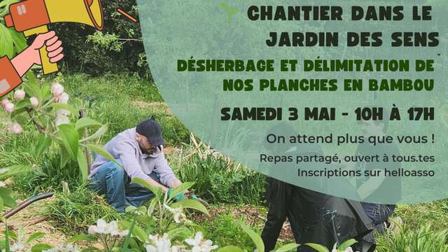 RAMÈNE TA GRAINE À L'OASIS - CHANTIER PARTICIPATIF AU JARDIN DES SENS