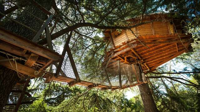 LES CABANES DE L'ARBOUSIER - CABANE GRAND DUC