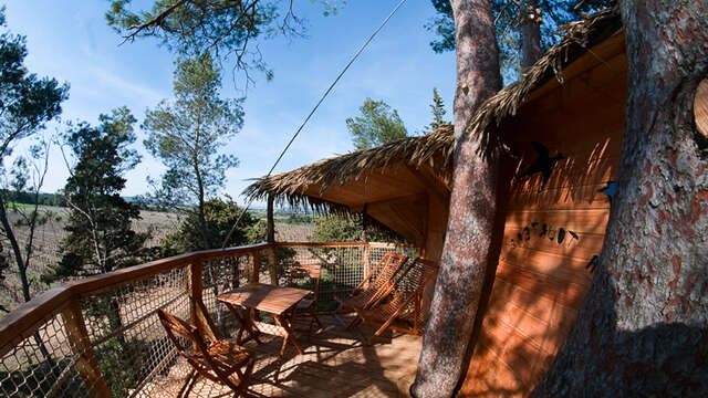 LES CABANES DE L'ARBOUSIER - CABANE TOURTERELLE