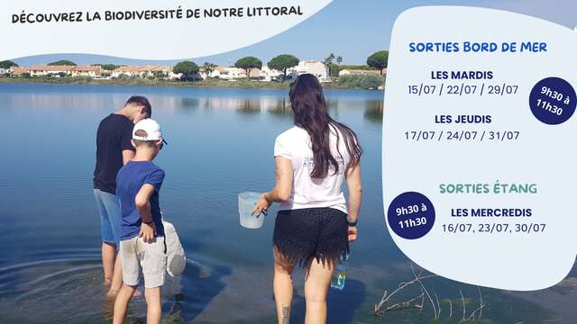 SORTIES PLAGE ET SORTIE ÉTANG