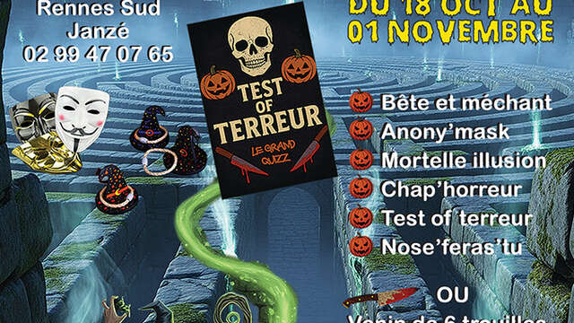 Les 6 trouilles d'Halloween à ENIGMAPARC