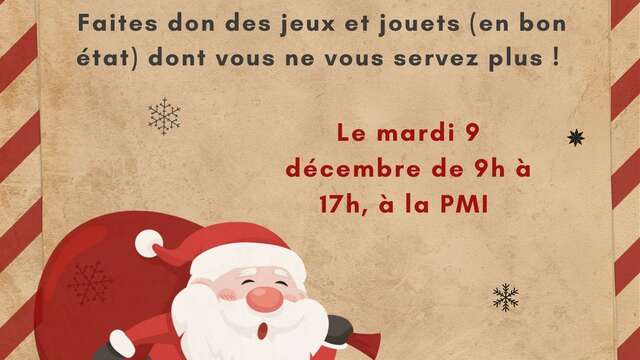 PMI de Propriano : Collecte de jeux et de jouets