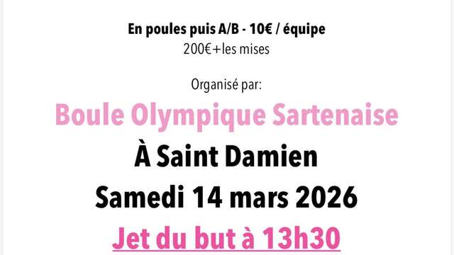 Concours Départemental de Pétanque – Doublette Féminin à Sartène