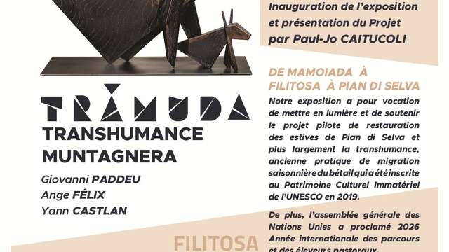 TRAMUDA – UNE EXPOSITION AUTOUR DE LA TRANSHUMANCE A FILITOSA