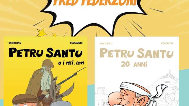 Rencontre dédicace avec le dessinateur Federzoni autour de la série de BD "Petru Santu"