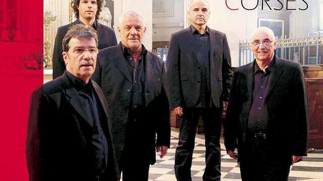 Jean Paul Poletti et le choeur d'hommes en concert