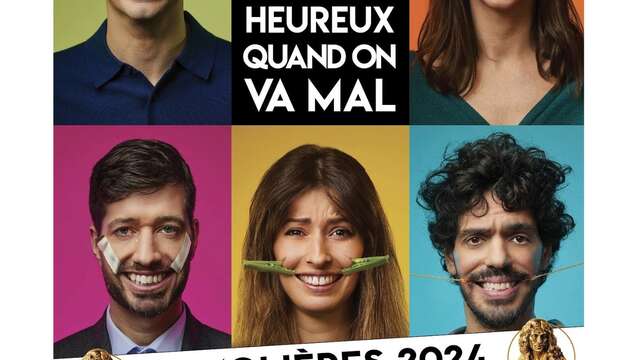 Théâtre "C'est pas facile d'être heureux quand on va mal "