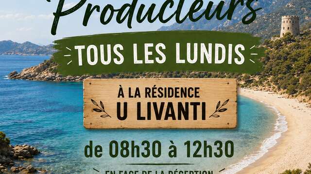 MARCHE DES PRODUCTEURS – RESIDENCE U LIVANTI