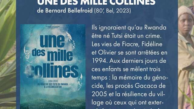 Ciné-village à Bilia : Projection du film "Une des mille collines"