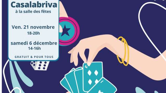 Après-midi jeux de société et goûter de Noël à Casalabriva