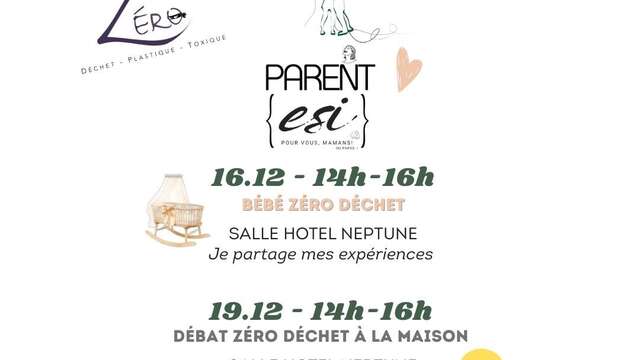 Ateliers Parentalité – Bébé Zéro Déchet & Zéro Déchet à la Maison