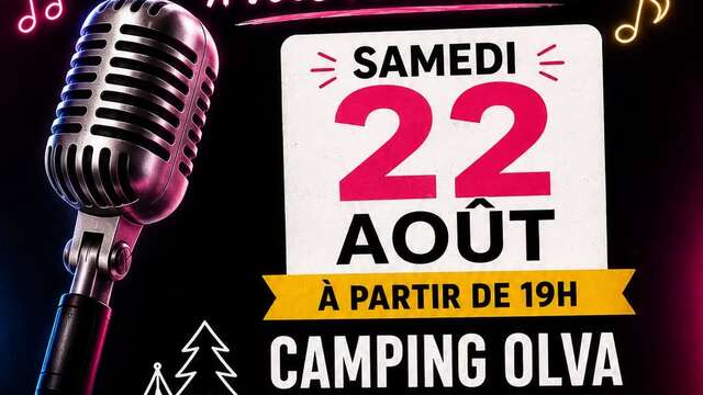 SOIRÉE KARAOKÉ – CAMPING OLVA