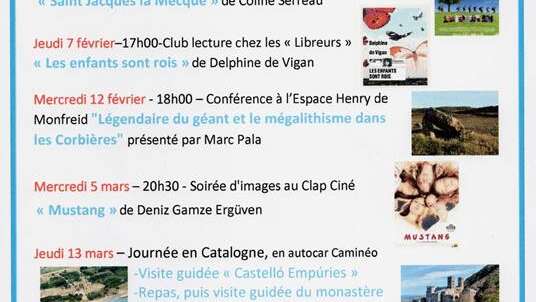 Le programme de Leucate Culture