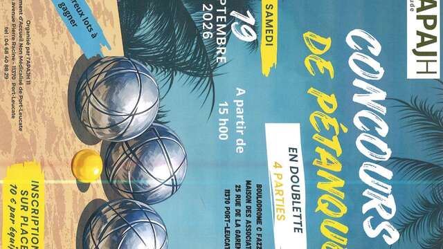 Concours de pétanque