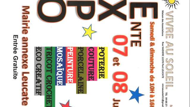 Expo Vente - Association Vivre au soleil