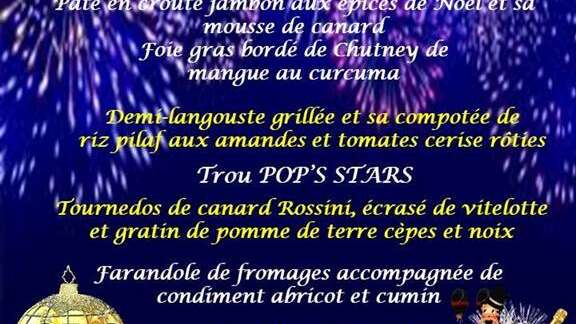 Noël et Réveillon de la St Sylvestre - Pop's stars