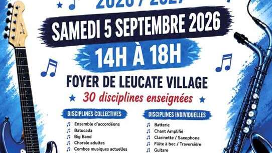 Inscription à l'Ecole Municipale de Musique