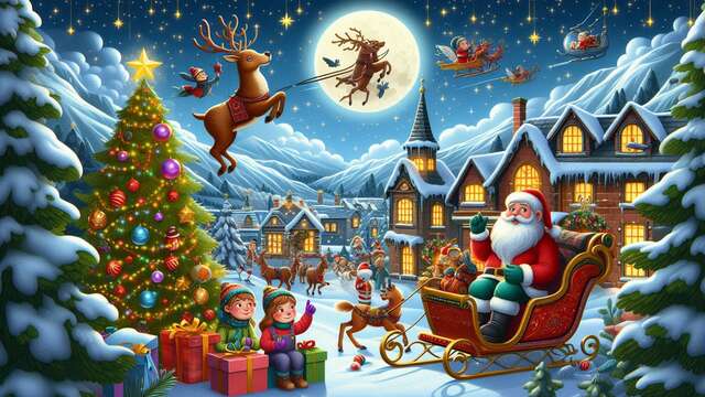 "Le tour d'Europe de Noël" - conte