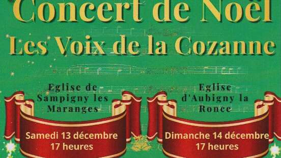 Concerts de Noël par la chorale de Nolay "Les Voix de la Cozanne"