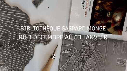 Exposition de linogravure des étudiants de la classe préparatoire  - école des beaux-arts