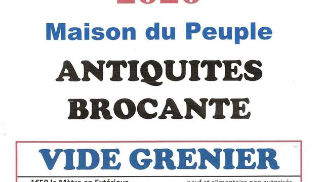 Brocante - vide-grenier de l'amicale des donneurs de sang