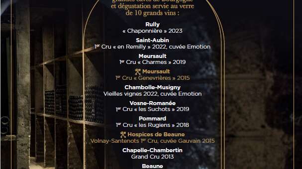 Caves Patriarche Père & Fils - 165ème VENTE DES VINS - Le Caveau des 10 ans