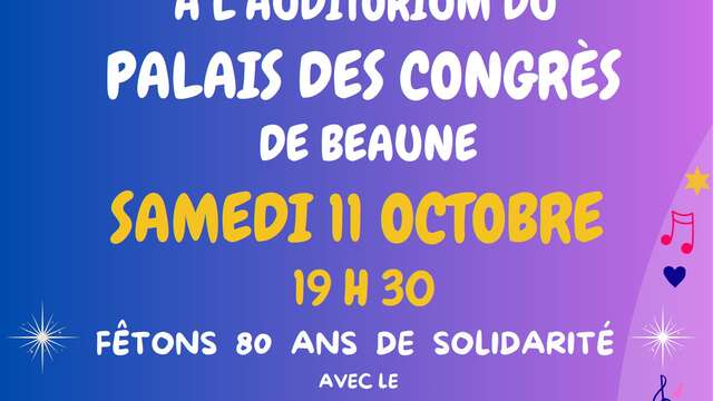 Concert Solidaire de Gospel du Secours Populaire avec le « Chœur Gospel Chalon »
