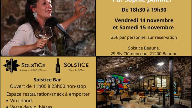 Dégustations spectacles par Sophie Jammet