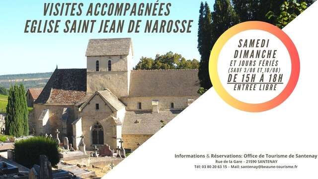 Visites accompagnées de l'Eglise Saint Jean de Narosse