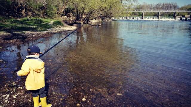 Pêche en rivières et au lac de la Faïencerie