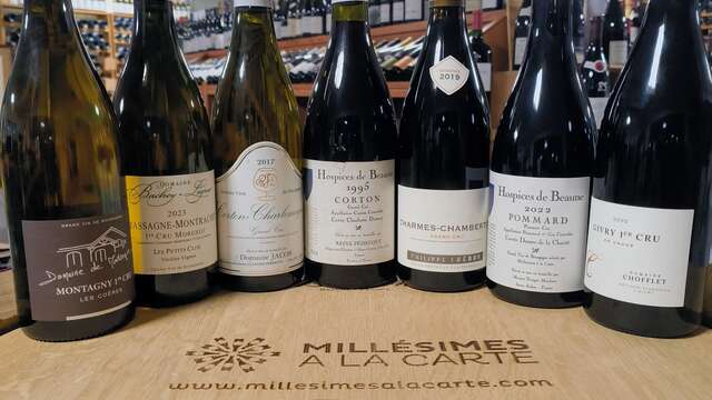 Dégustation spéciale vente des vins "Le paradis des grands vins de Bourgogne" Millésimes à la Carte