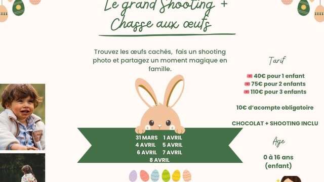 CHASSE AUX ŒUFS & MINI SÉANCES PHOTO – BEAUNE