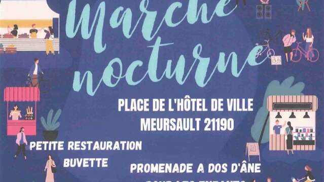 Marché nocturne à Meursault