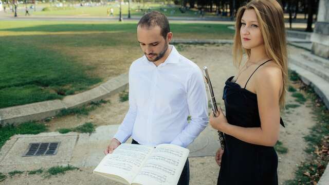 Mai musical de Meursault - "Les mille et une flûtes" :  Quentin Guérillot, orgue, et Khrystina Sarksyan, flûte