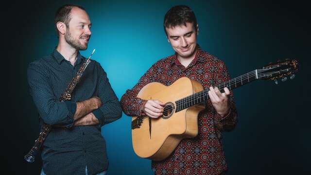 Festival de Bach à Bacchus - Petit déjeuner en musique  : "Hautbois et jazz, en harmonie" - Duo Nuages : Guillaume Retail, hautbois, Robin Pouvreau, guitare