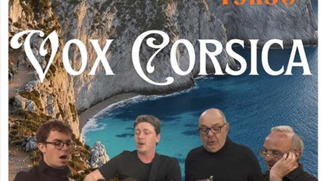 Concert VOX CORSICA - Samedi 25 avril 2026