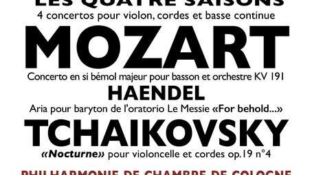 Concert de la Chambre Philharmonique de Cologne